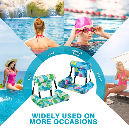Timeware ™ 2 Pack Tropical Leaf Inflatable Lounge Chair
