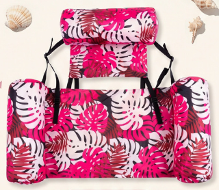 Timeware ™ 2 Pack Tropical Leaf Inflatable Lounge Chair