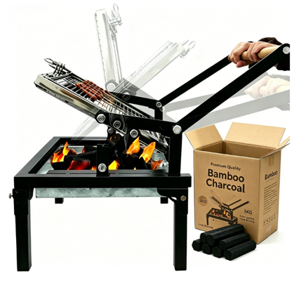 🔥 360° Flip BBQ Grill – Effortless Grilling, Perfect Results Every Time