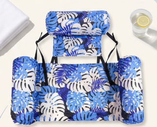 Timeware ™ 2 Pack Tropical Leaf Inflatable Lounge Chair